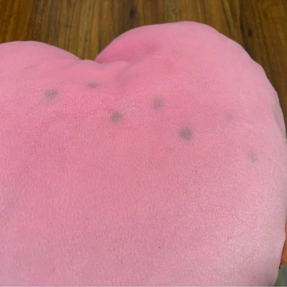 Strawberry Shortcake vintage y2k heart shaped pillow